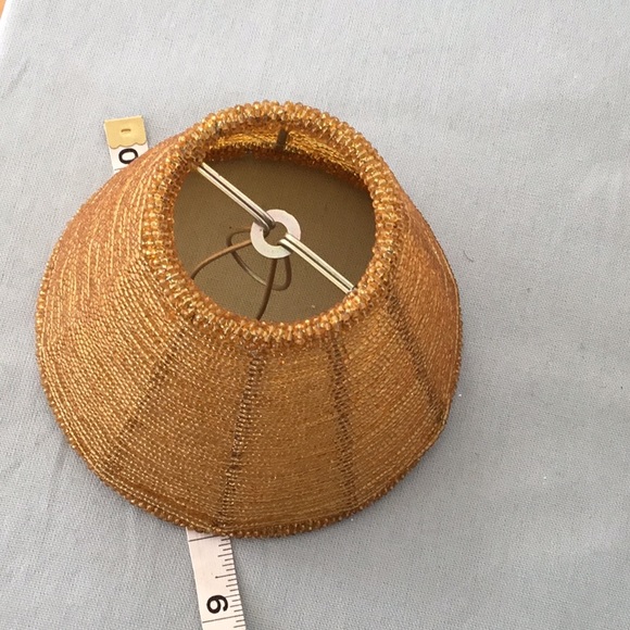 4 Gold Beaded small decorative lamp shade available sold separately - Picture 6 of 8